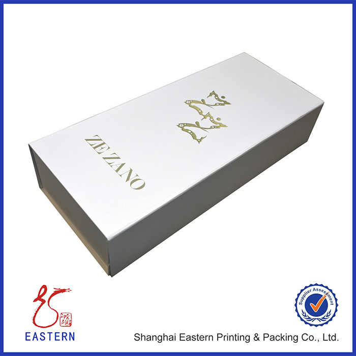 白珠光藝術紙可折疊禮品盒