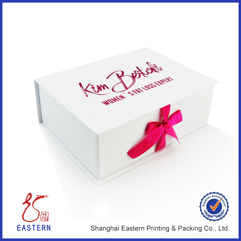 蝴蝶結絲帶書型盒